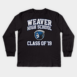 Weaver High School Class of 19 (Scream) Kids Long Sleeve T-Shirt